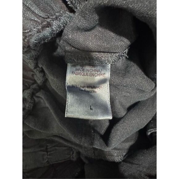 Young Fabulous & Broke Hudson Romper YFB Women Sz Large Linen Rayon Jumper - Picture 12 of 12